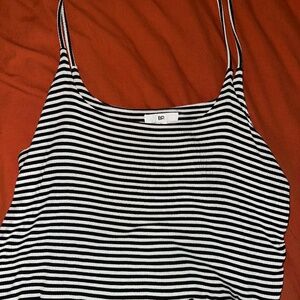 BP NORDSTROM - Striped Cropped Tank Top - XL